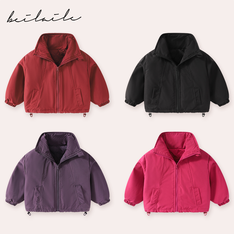 【三防飞行夹克棉衣 小乐妈咪 】婴儿冬装宝宝男童休闲外套J18