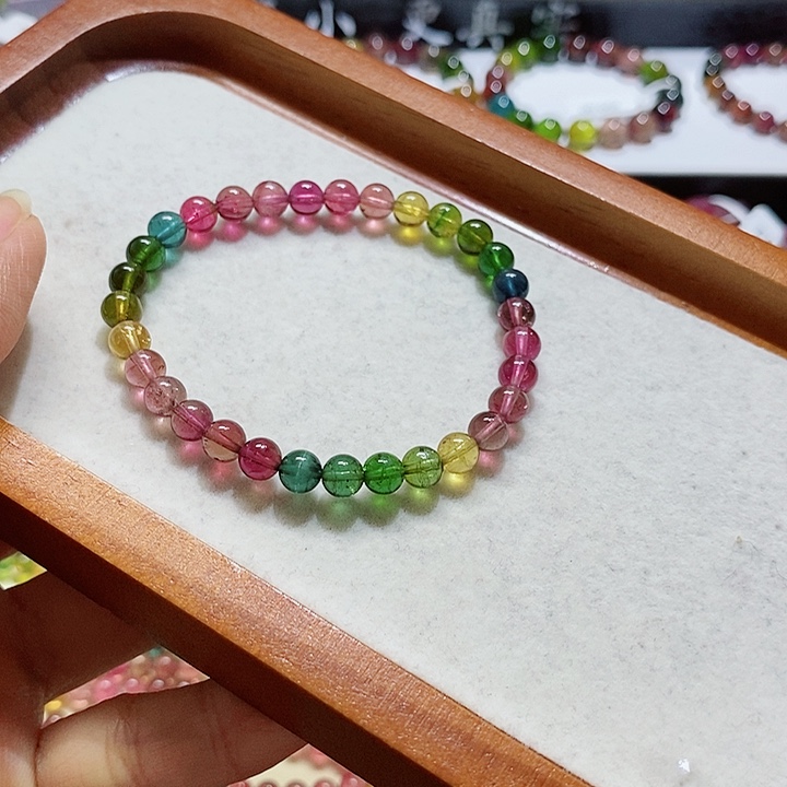 碧玺手链未镶嵌碧玺手链5.9毫米