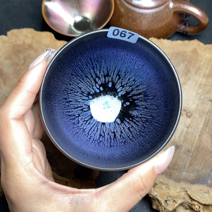 茶盏建窑建盏主人杯67微瑕