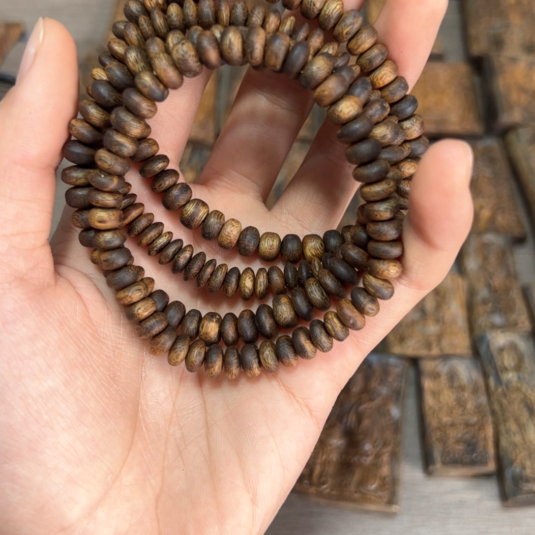 沉香木手串糖结算盘珠5克多样发1