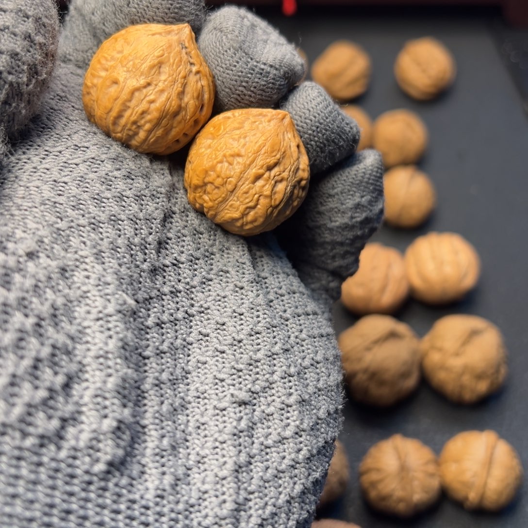 文玩核桃把件小方墩