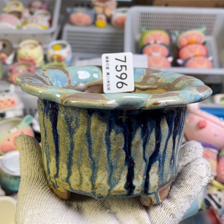 景德镇手工制作瑕疵7596口10.5