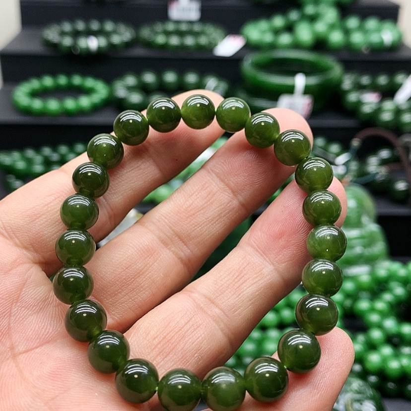 【闪购商品】和田玉（碧玉）手链未镶嵌