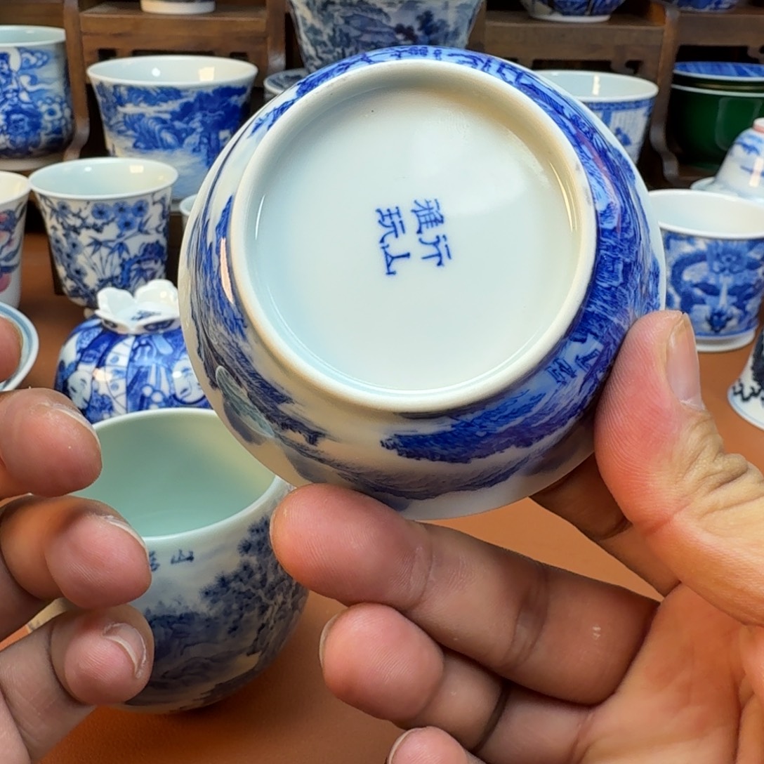 S***g杯子陶景德镇全手工手绘陶瓷