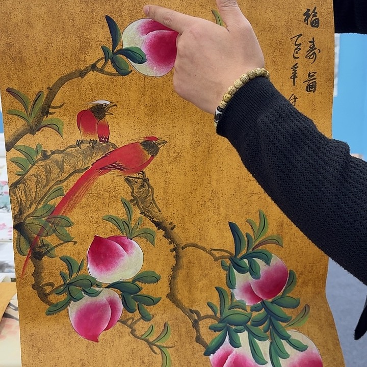 国画纯手绘国画作品