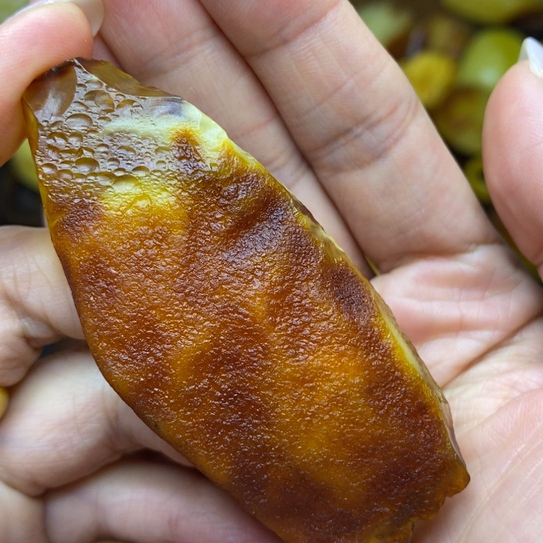 未镶嵌定制蜜蜡花*乐胖