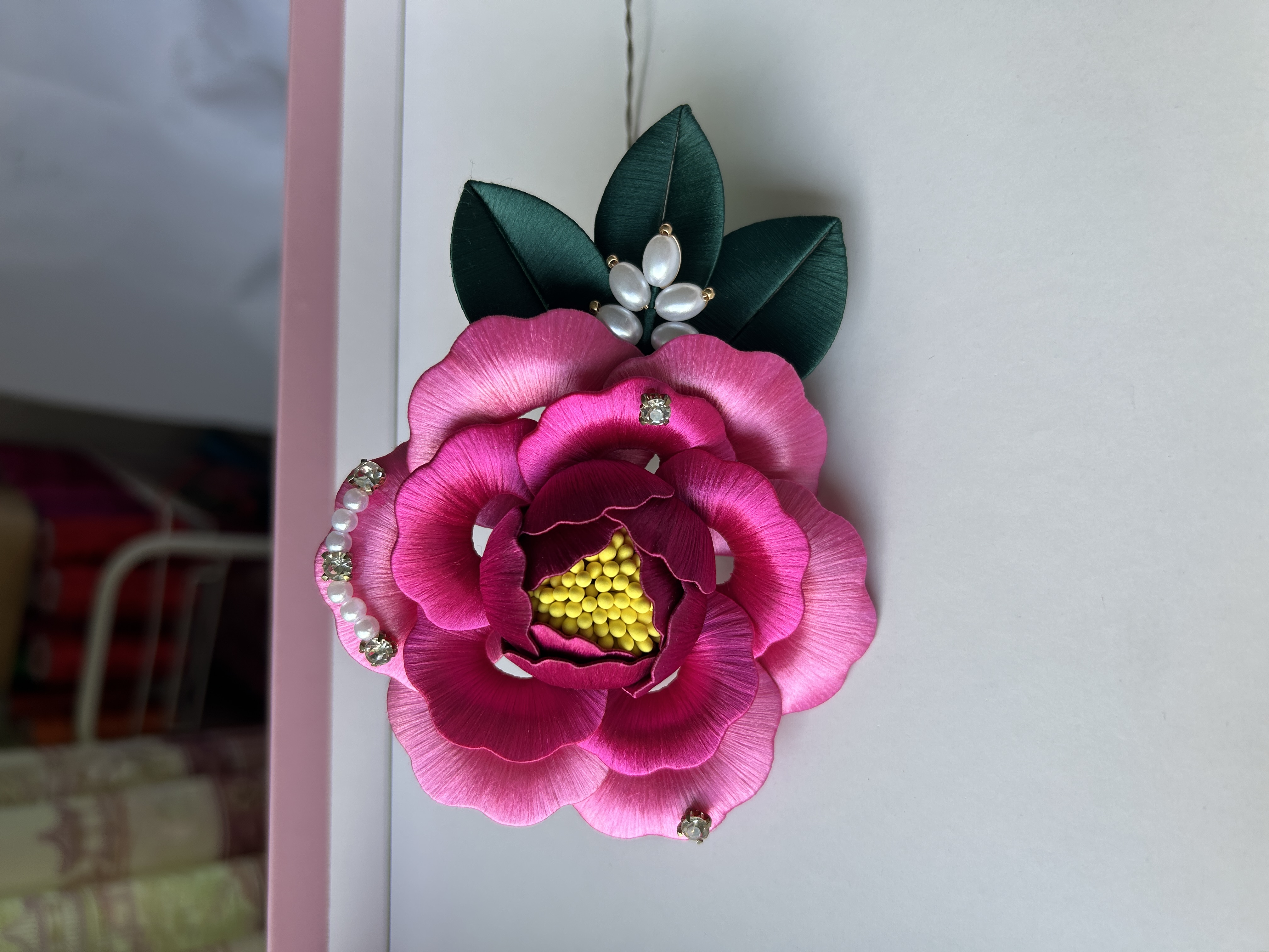 非遗缠花   小丑缠花苗族手工头花