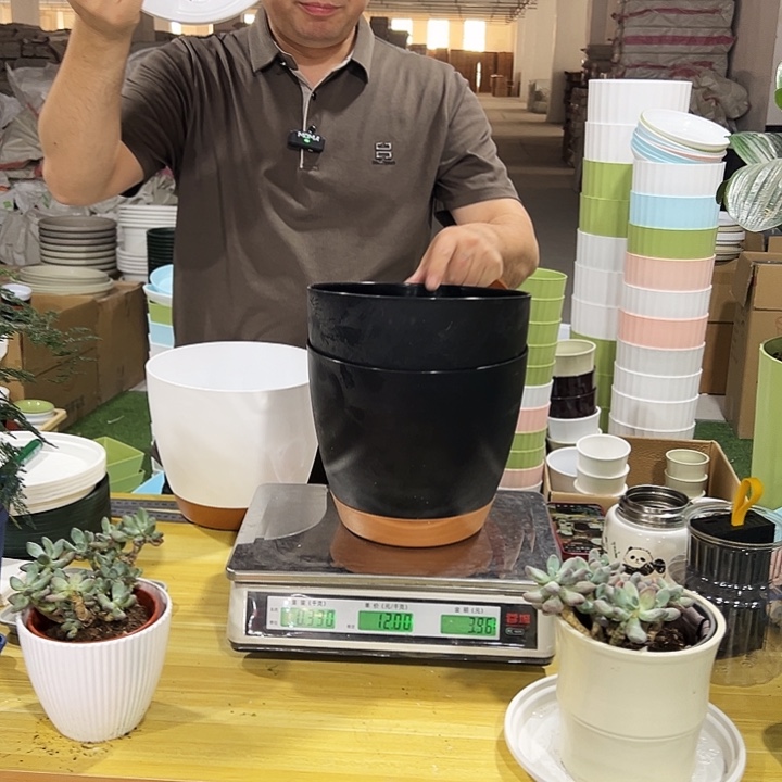 一体直口23高20黑色2个