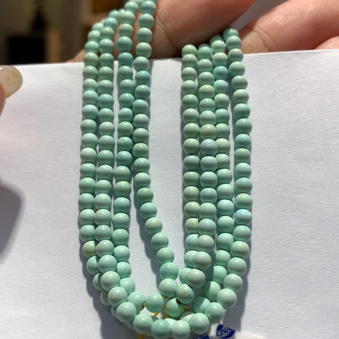 未镶嵌绿松石长链