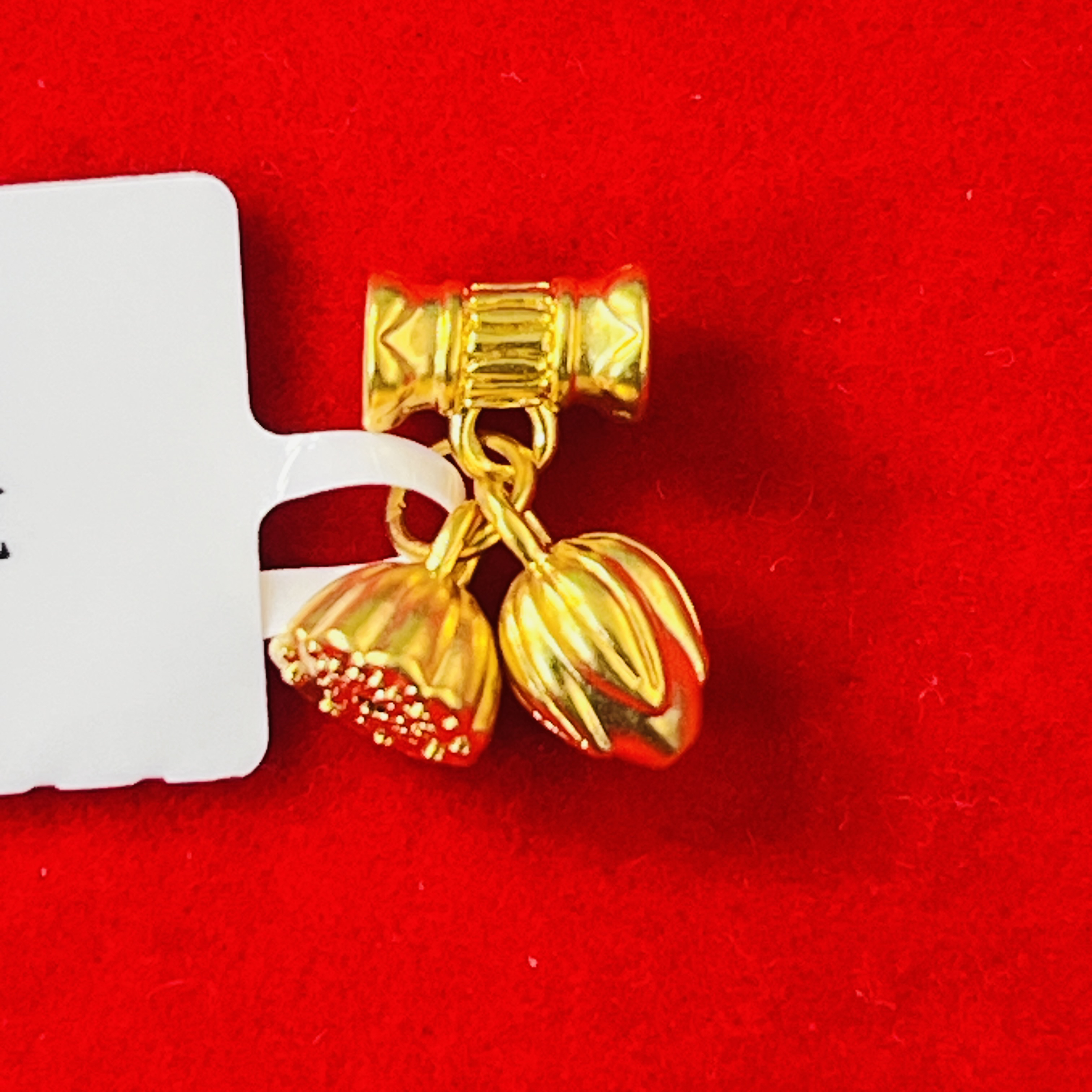 【夏夏专享】足金999饰品 竹节两世欢吊坠 0.47 GP