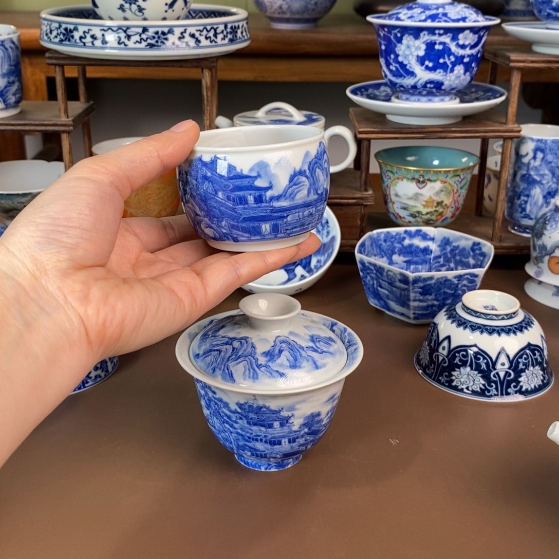 阿*哥景德镇陶瓷手工手绘