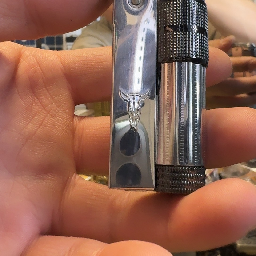 爱酷6700黑风罩牛头煤油打火机