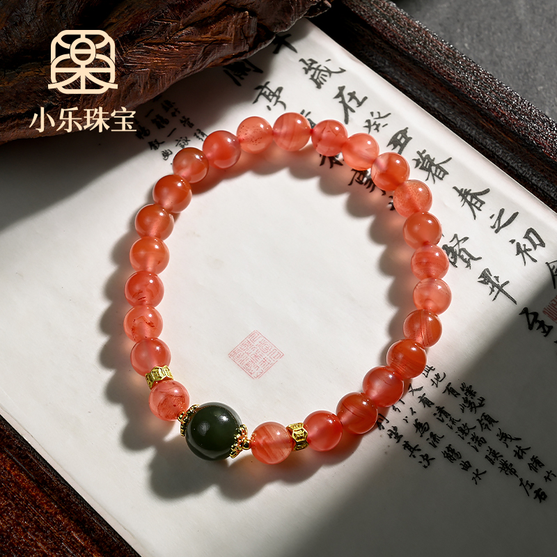 原创设计款南红单圈手链多样性发一-10960