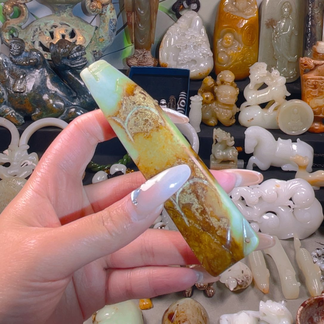 和田玉挂件未镶嵌8