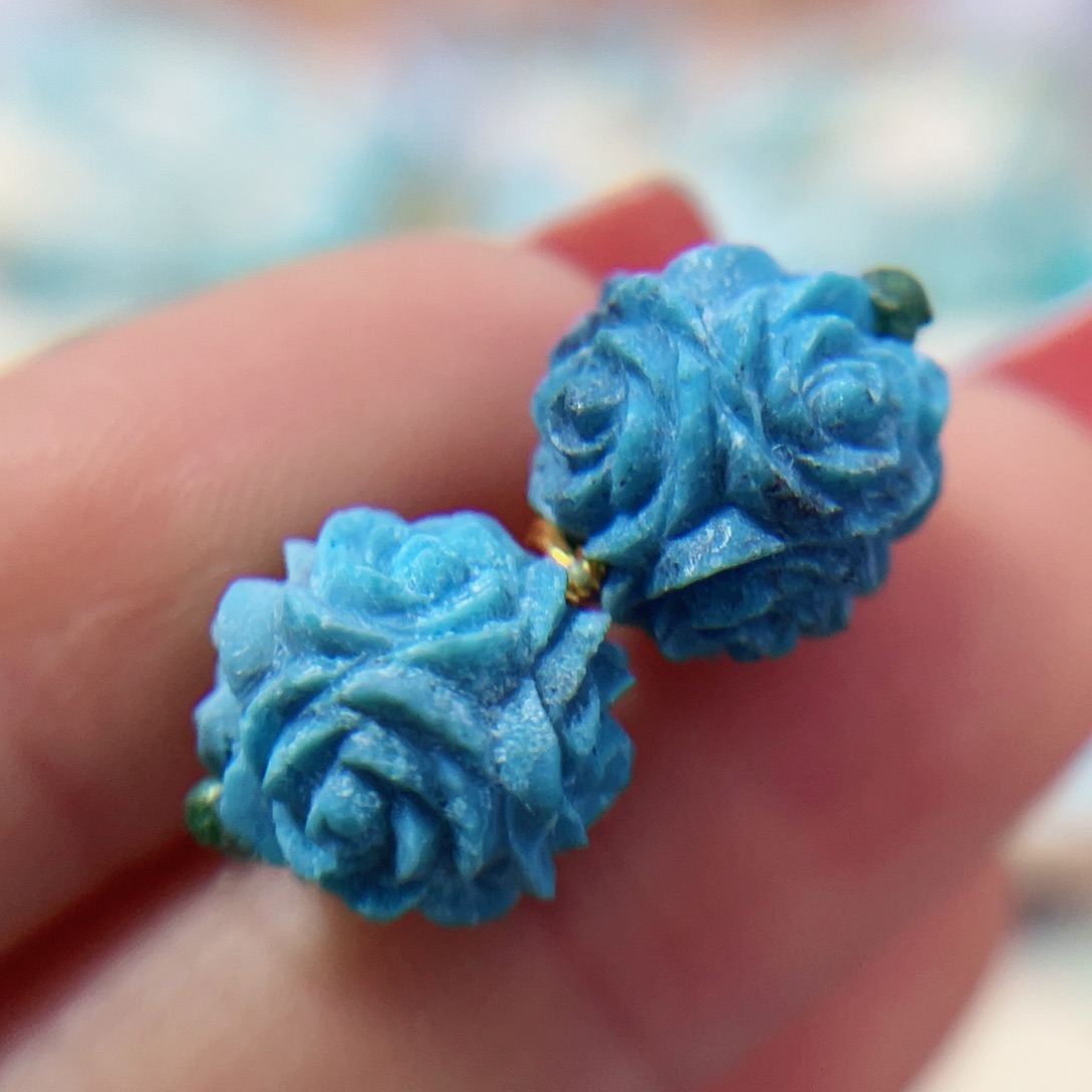 绿松石珠宝奇石未镶嵌