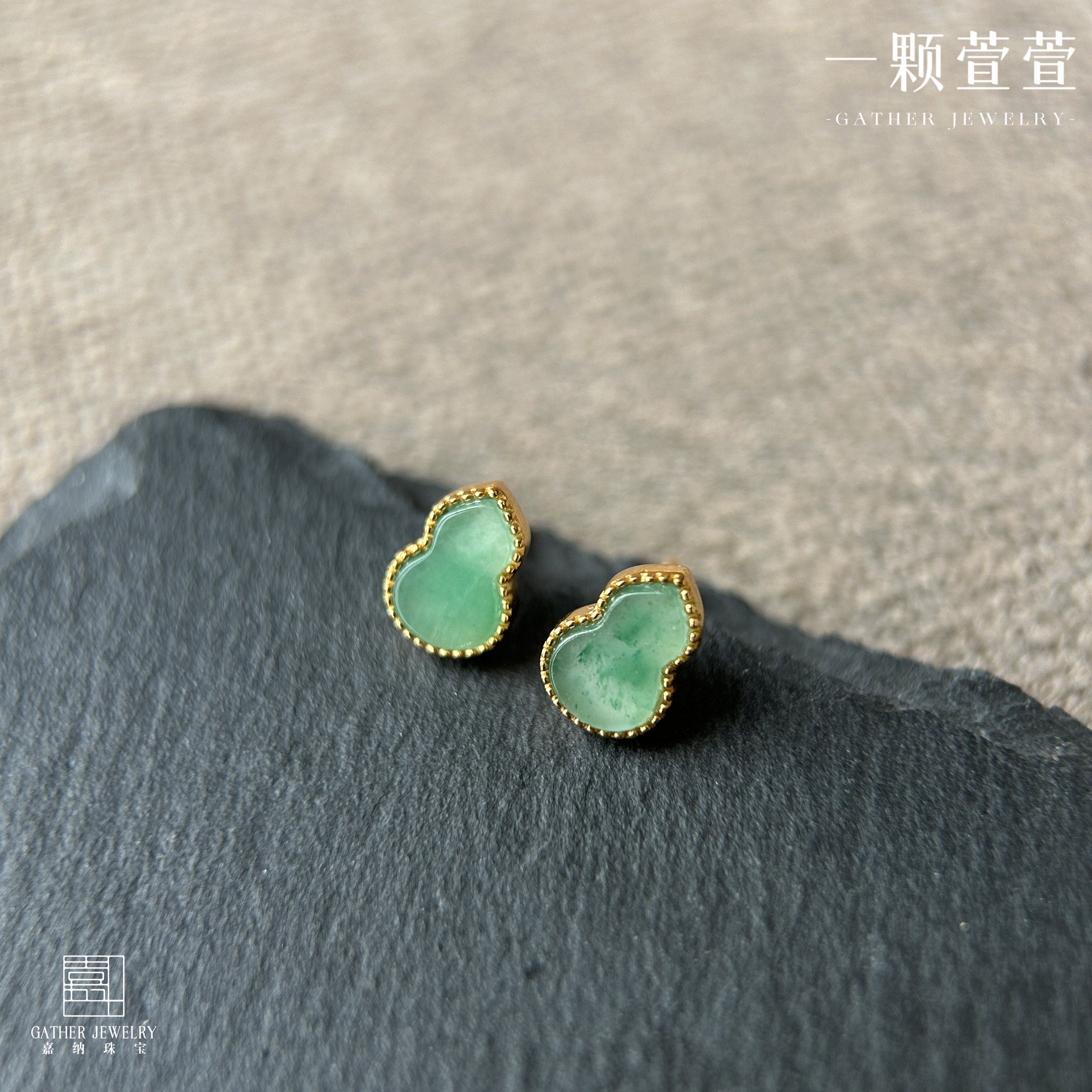 【水滴葫芦】一颗萱萱银镶非洲翠项链780199精致百搭