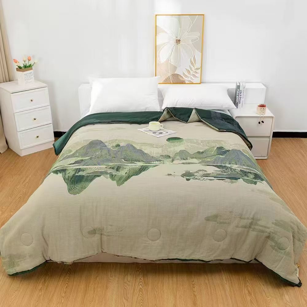 JFAN（旭日东升）150cm*200cm 高端双层纱柔软亲肤透气可机洗四季被