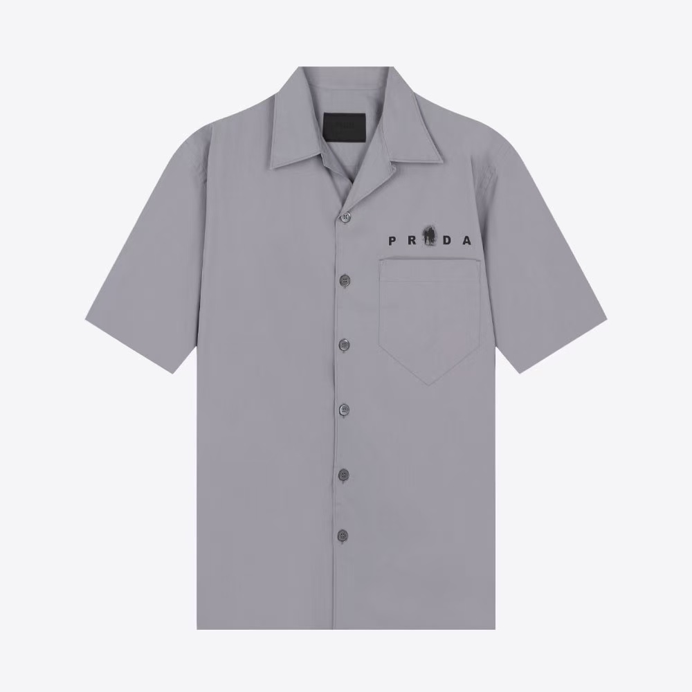 全新未使用 Prada/普拉达 印花短袖衬衫