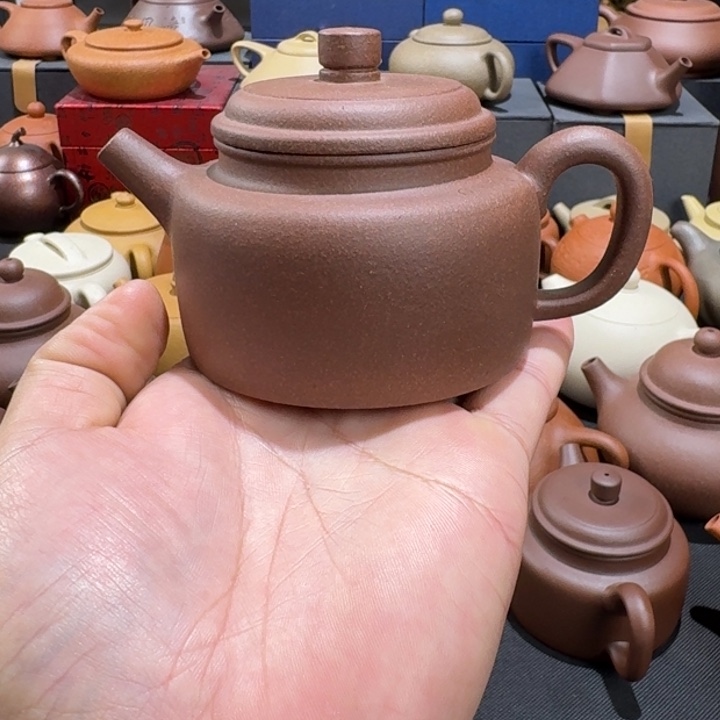 茶壶紫砂紫泥德钟170cc