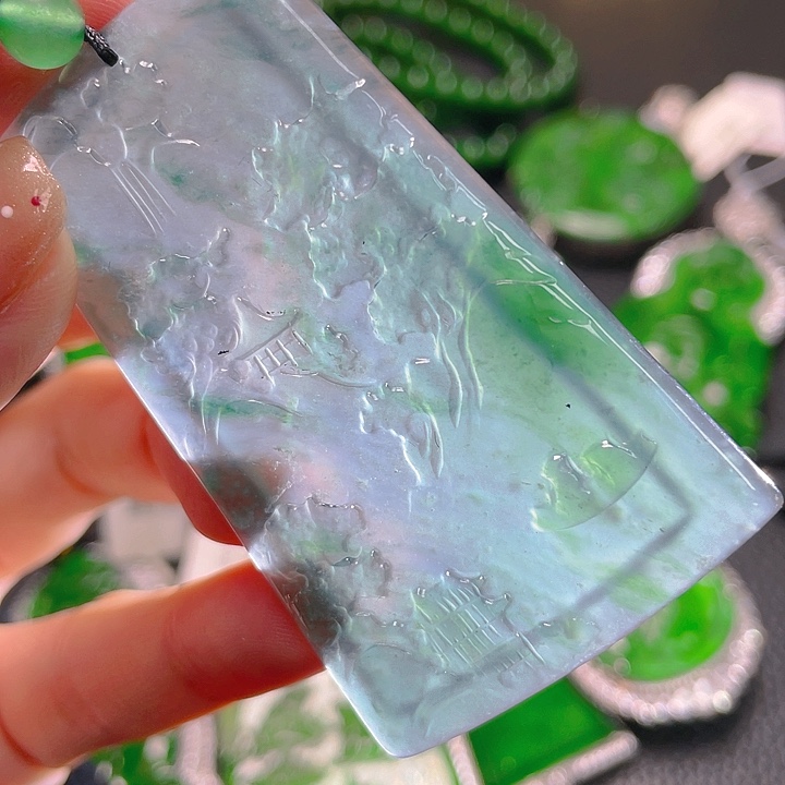 翡翠颈饰未镶嵌25，