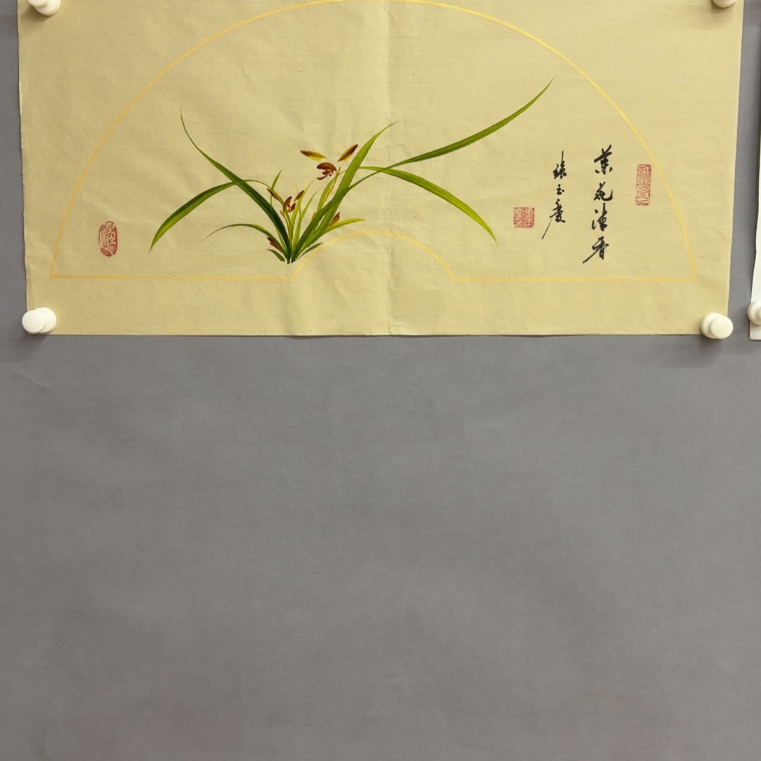 国画艺术家真人手绘
