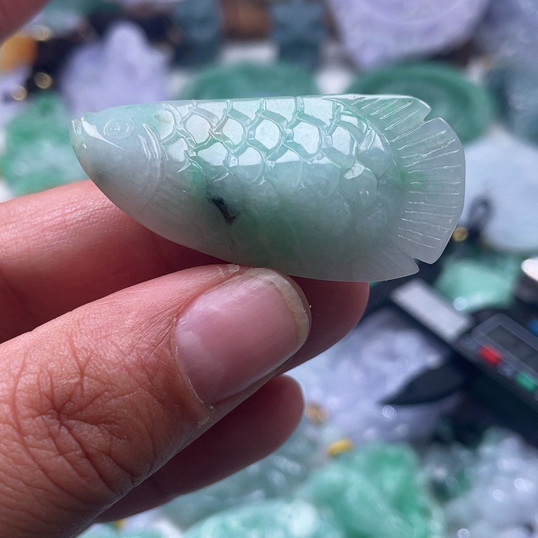 颈饰未镶嵌翡翠翡玉缘翡翠