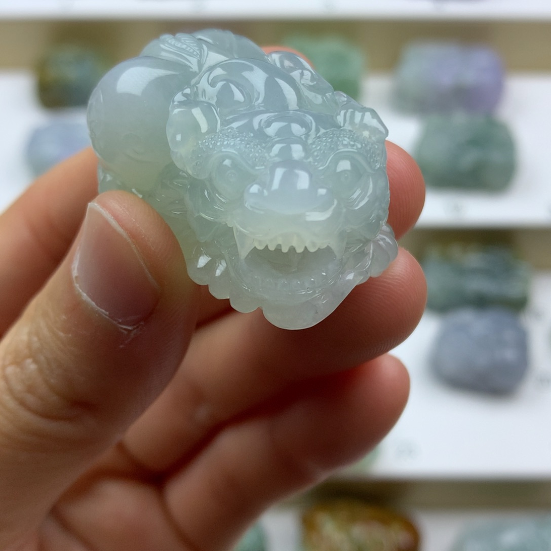 翡翠吊坠(不含链)未镶嵌天然缅甸翡翠A货貔貅