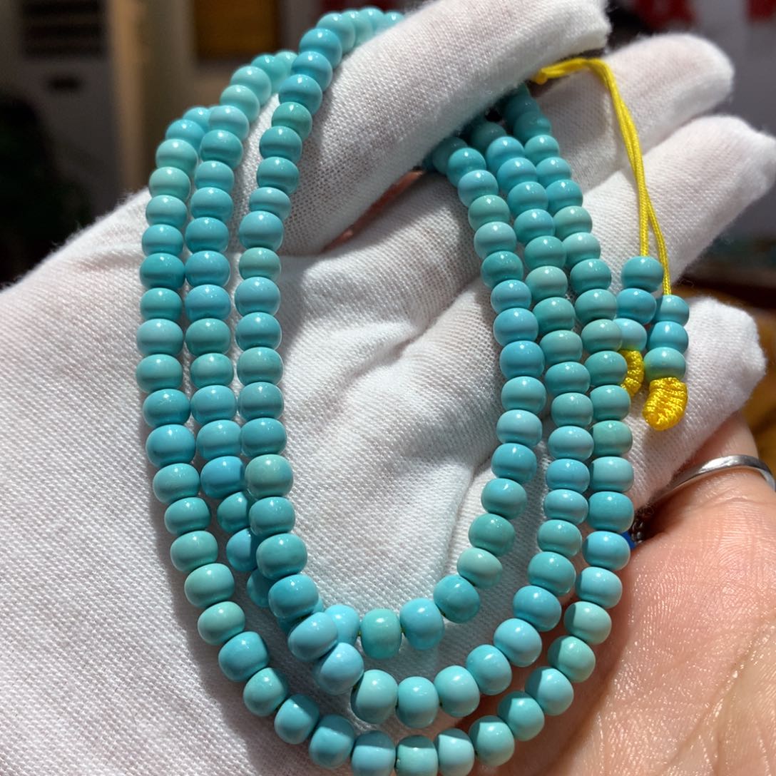 未镶嵌绿松石长链