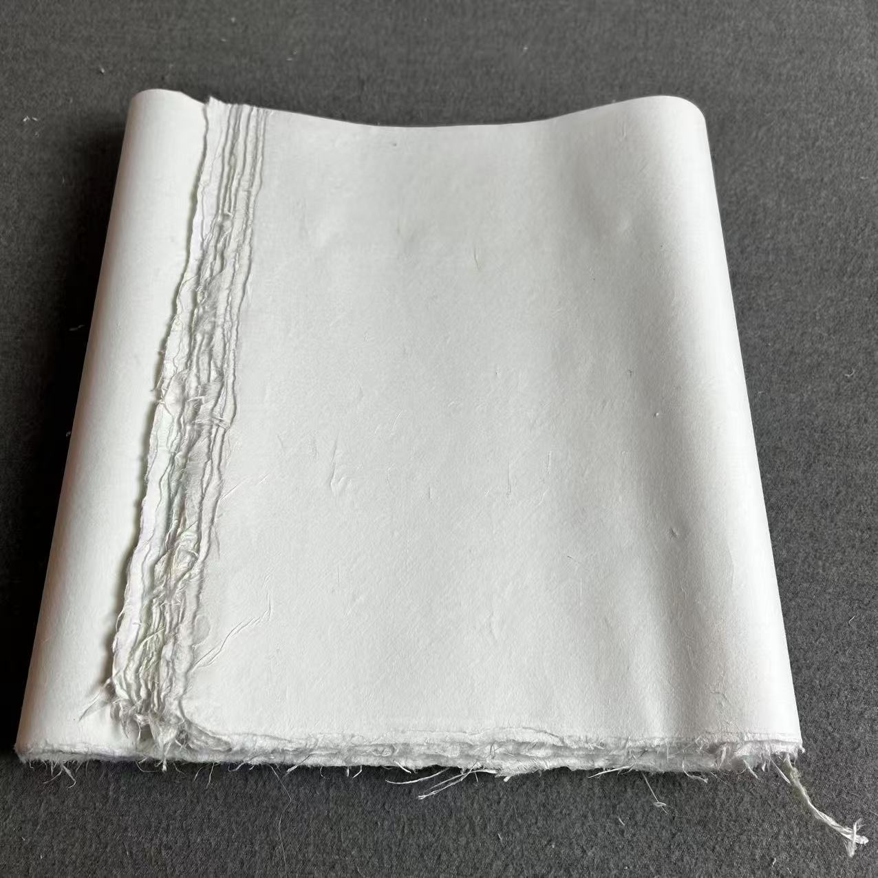 手工云纸边 30*90厘米50张 白色 宣纸