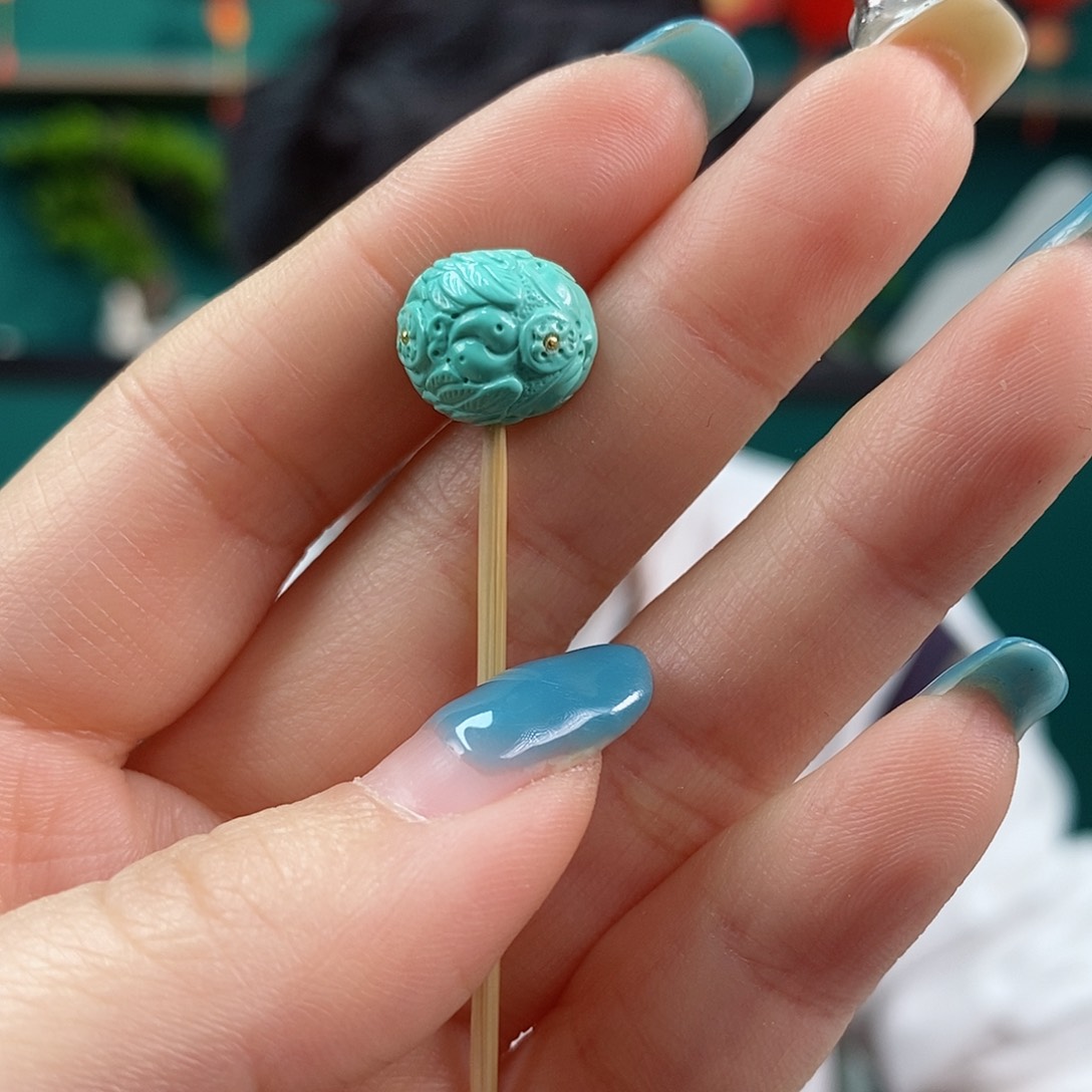 绿松石珠宝奇石未镶嵌