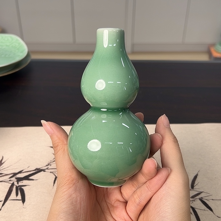 龙泉云间青瓷小米茶器