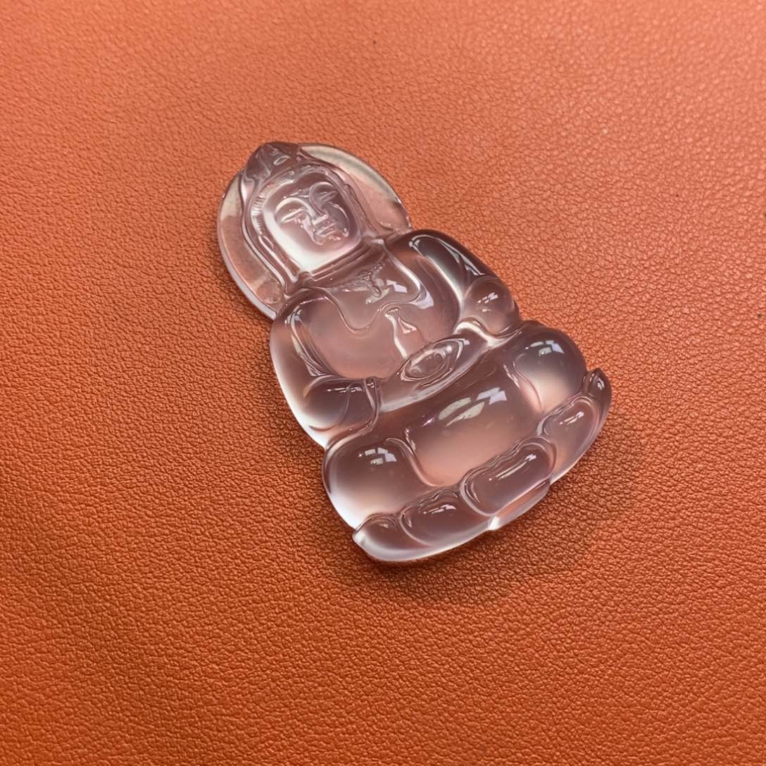 虞***华定制石英质玉未镶嵌观音