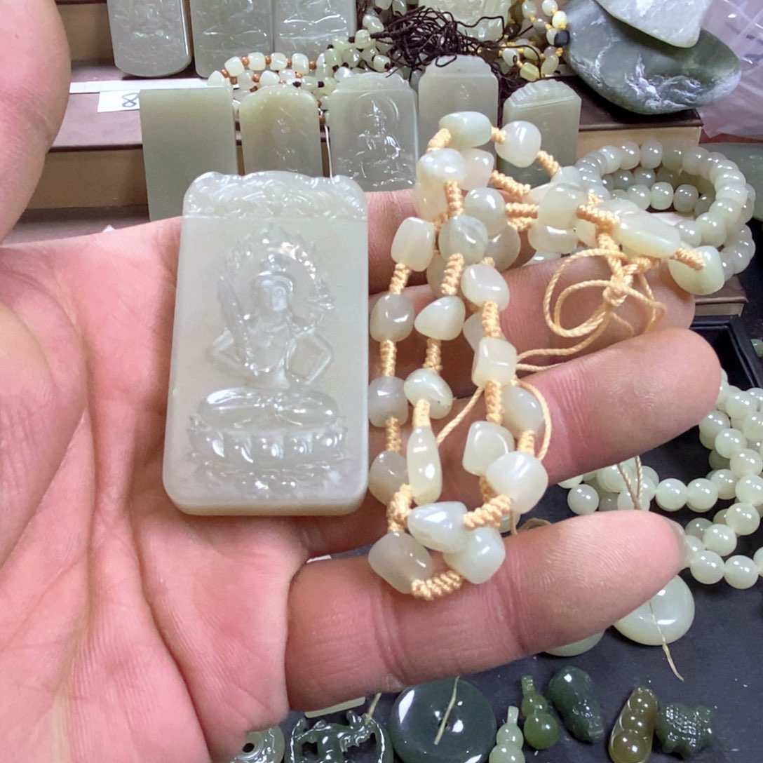 颈饰未镶嵌和田玉皖*031