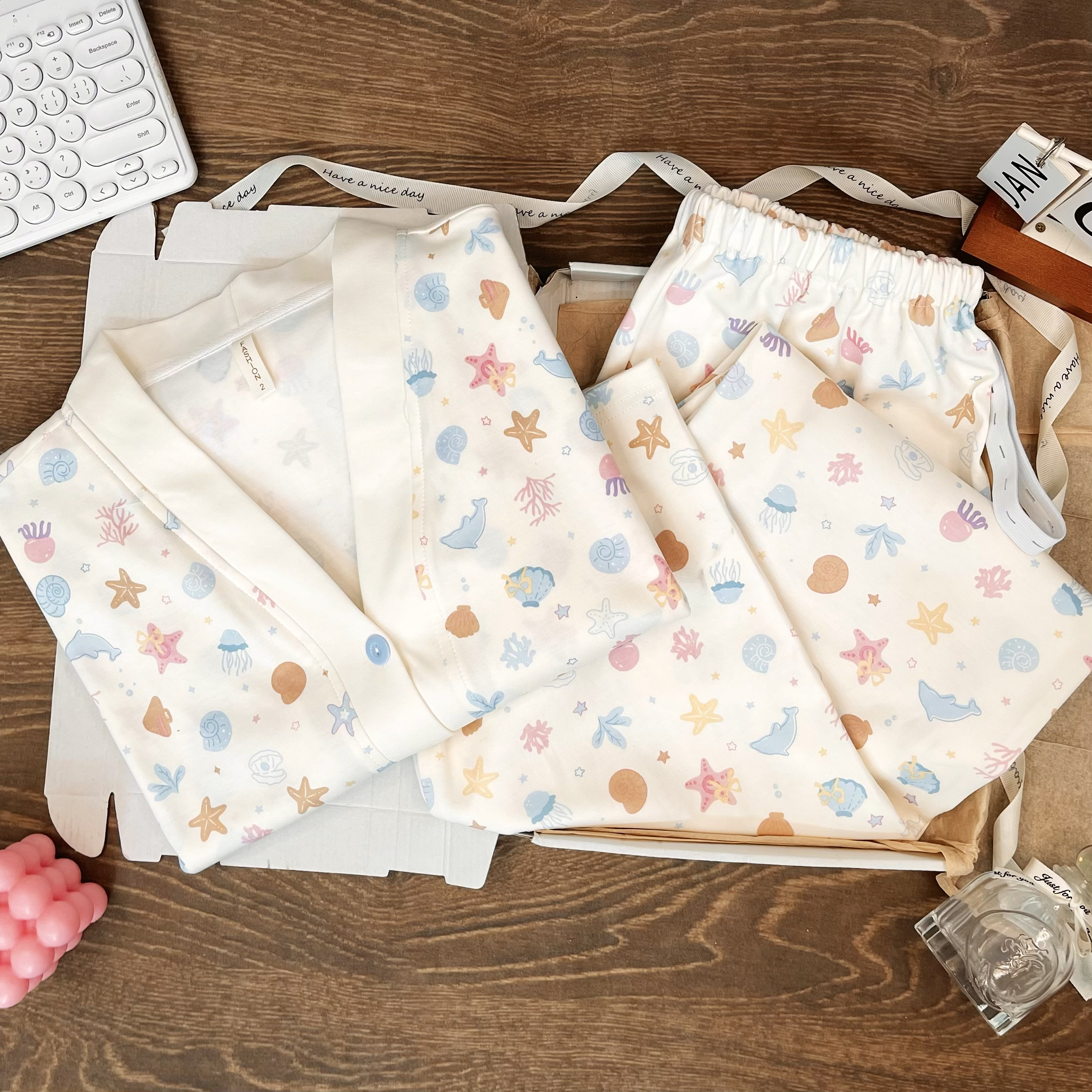 《纯棉带胸垫》孕妇是睡衣月子服产后哺乳睡衣孕妇喂奶家居服产妇