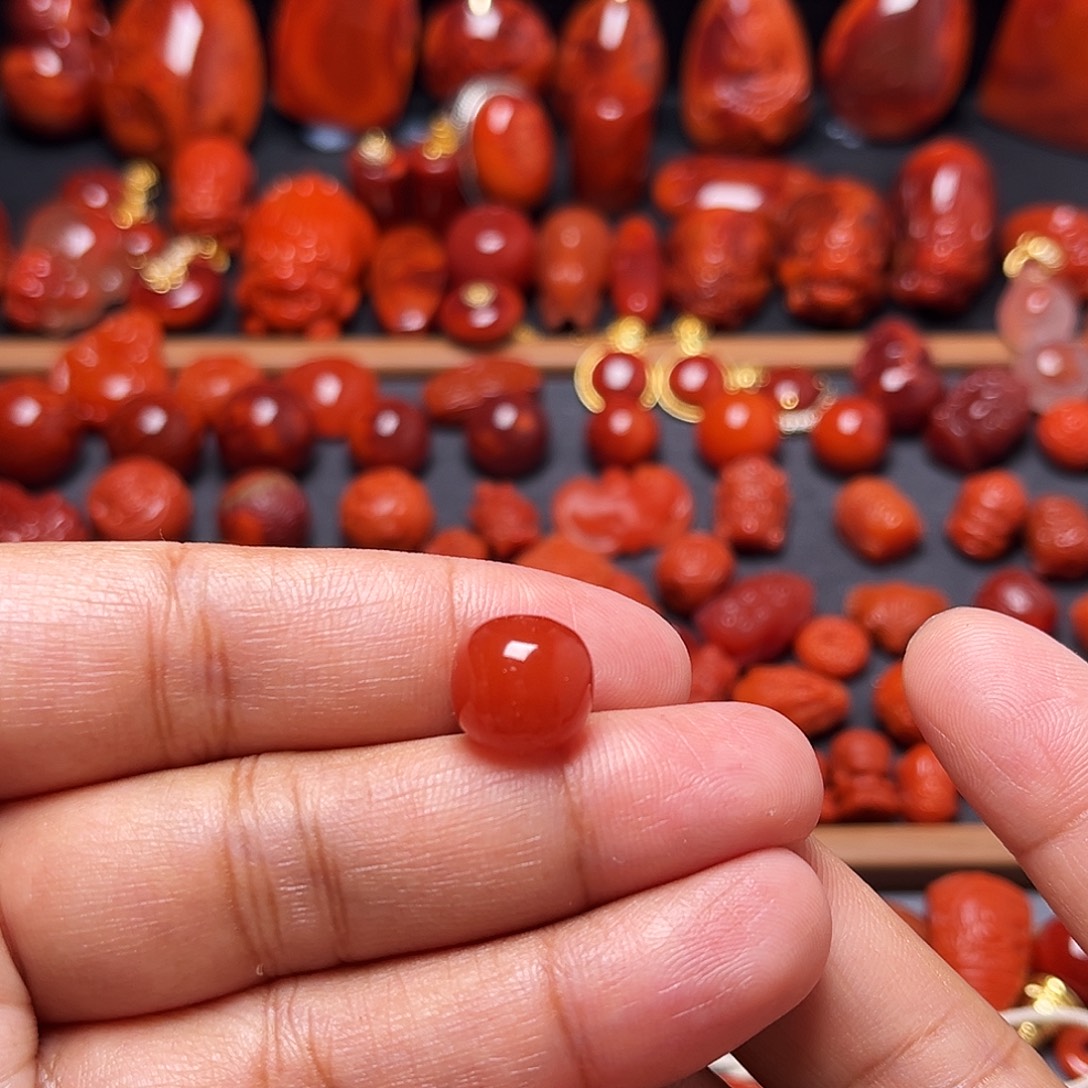 南红玛瑙未镶嵌配饰保山老型11.6mm