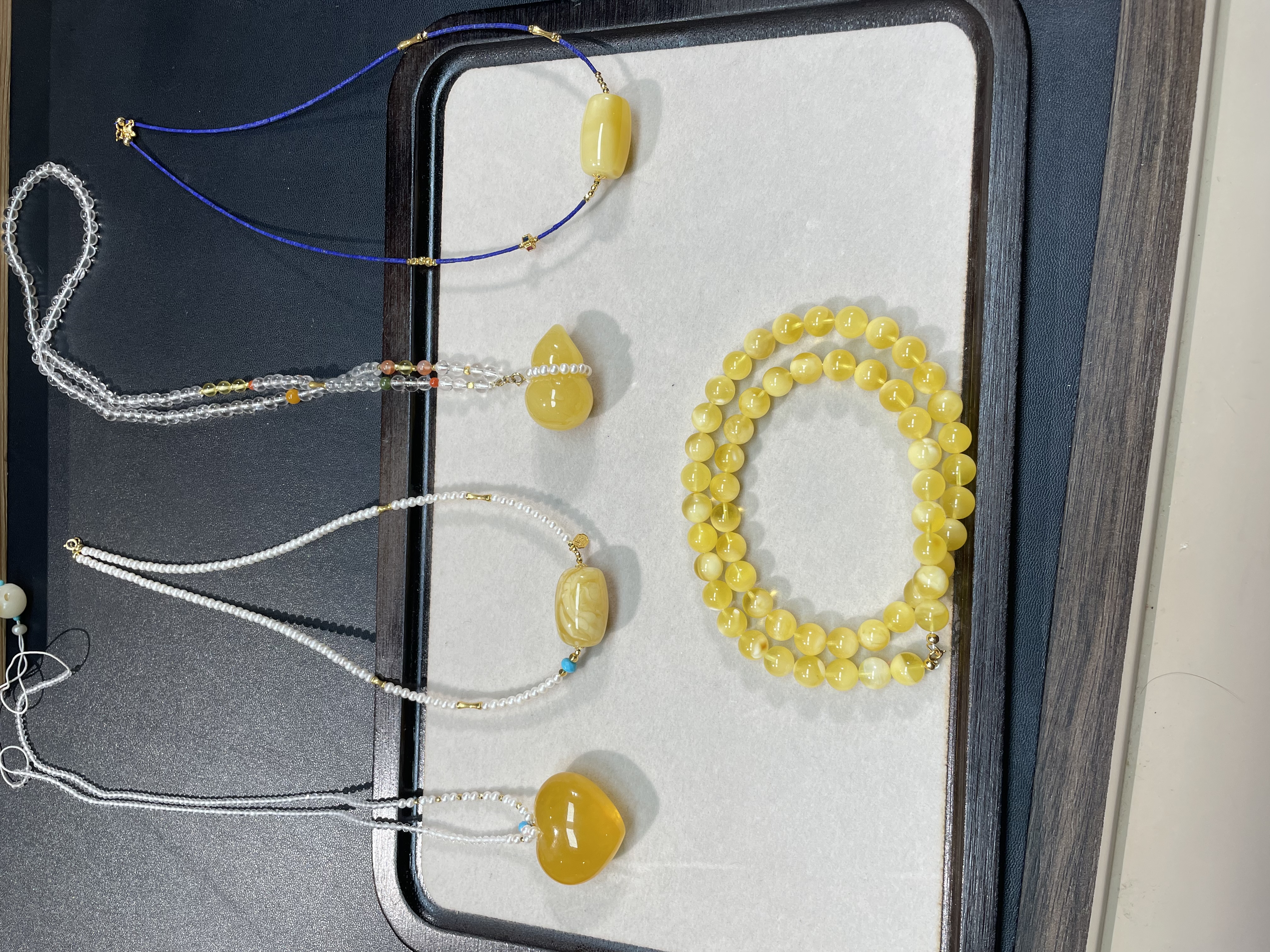 【彩虹盘】蜜蜡套链-多样性发一件-LW20|BML5