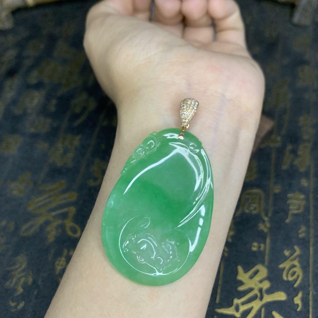 翡翠高冰冰透气质