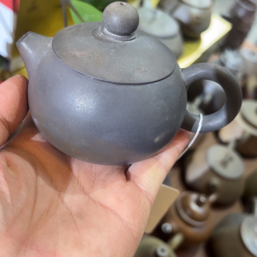 贵台龙窑柴烧茶壶75