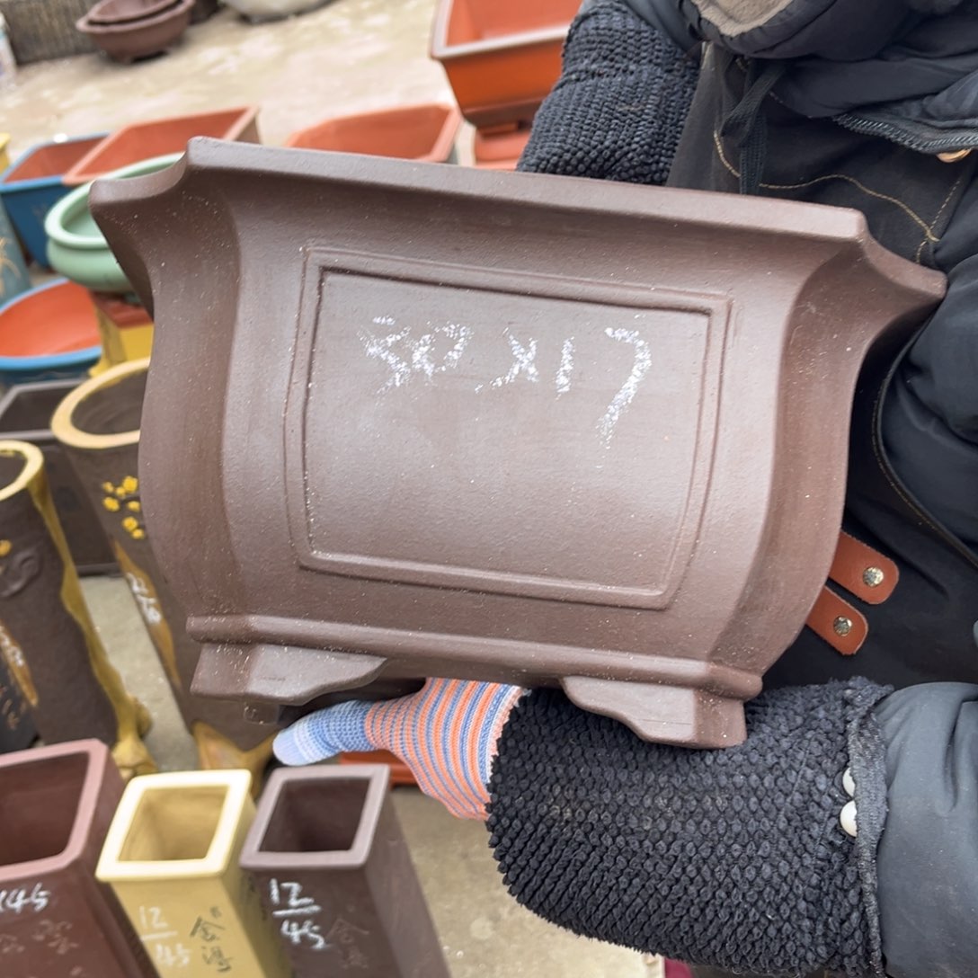 紫砂花盆盆景艺术