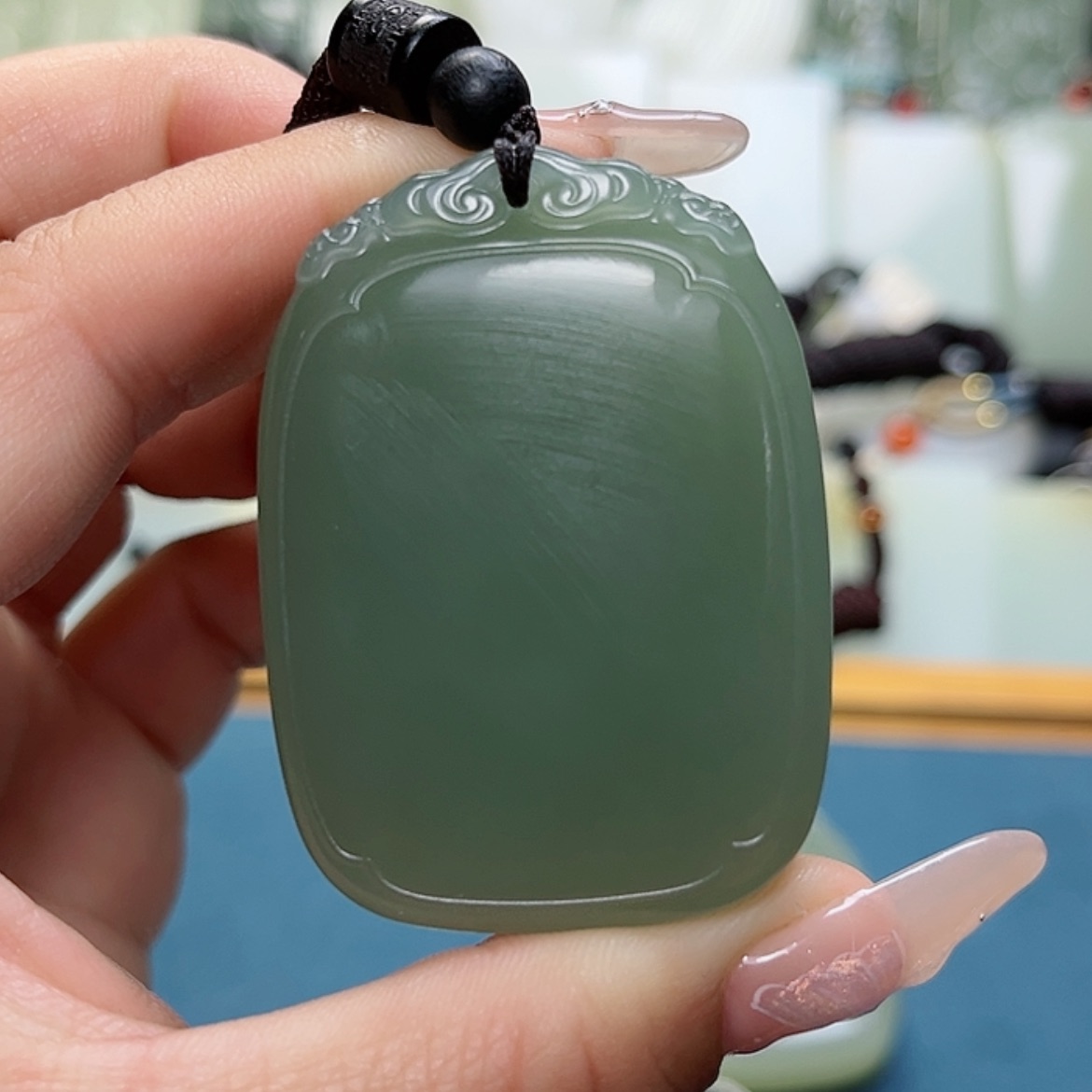 【闪购商品】颈饰未镶嵌和田玉秦*生