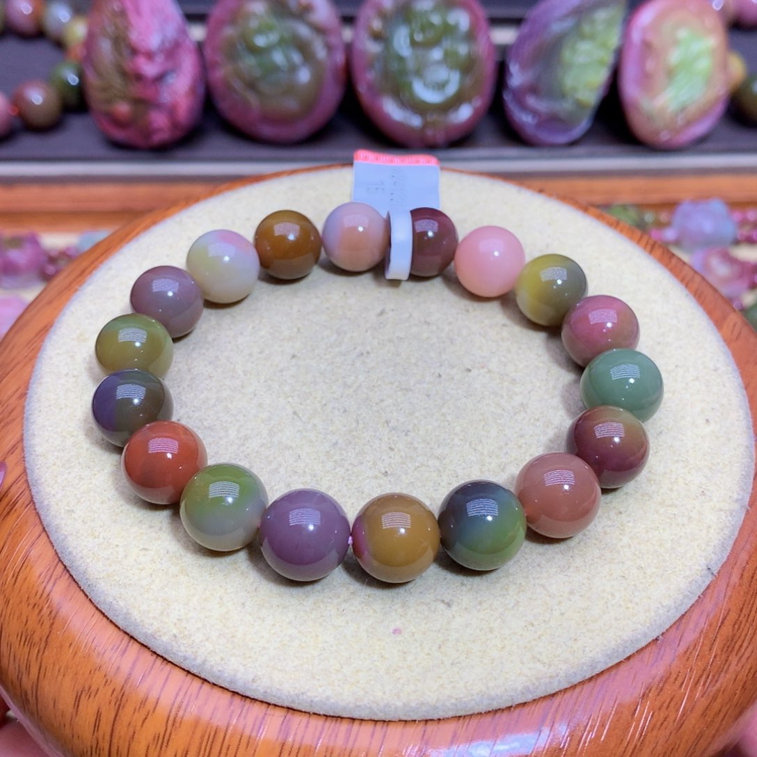 玛瑙手链未镶嵌盐源