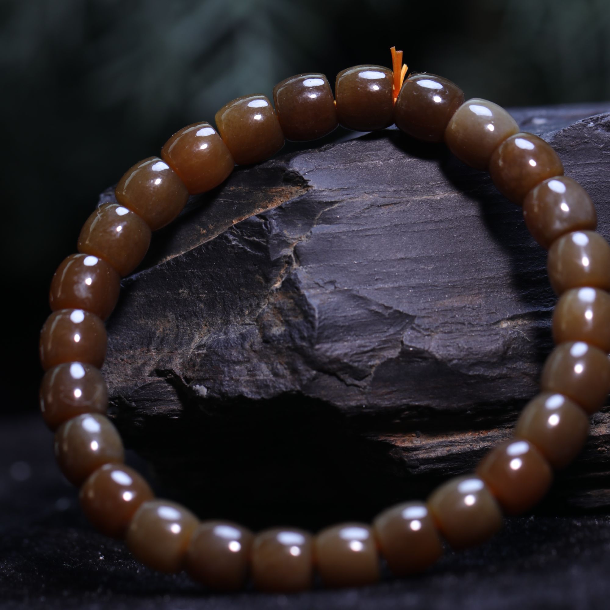 和田玉糖料真切手串