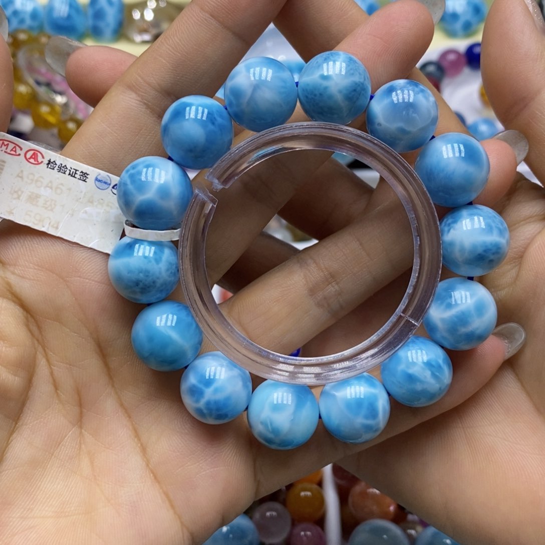 针钠钙石（海纹石）手链未镶嵌