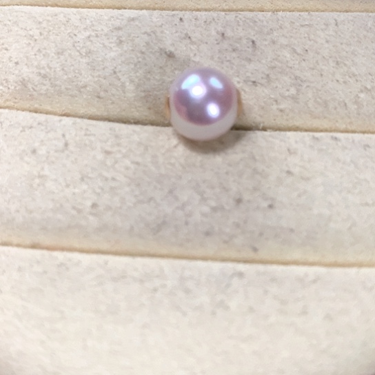 海水珍珠吊坠(不含链)18K金镶嵌