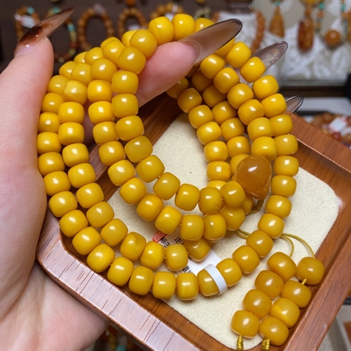 【闪购商品】手链蜜蜡未镶嵌手串