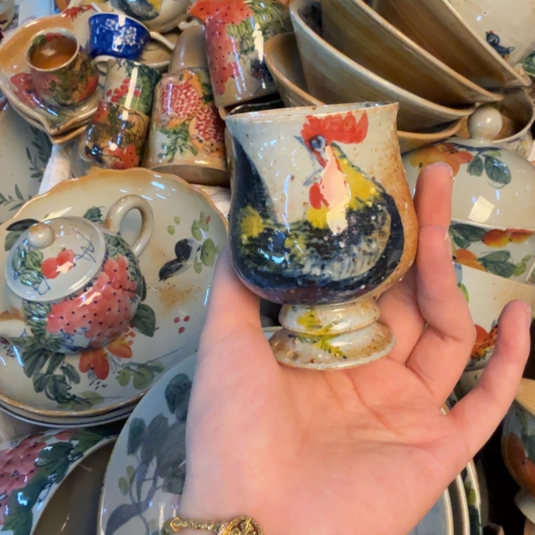 瓷片景德镇陶瓷手工手绘