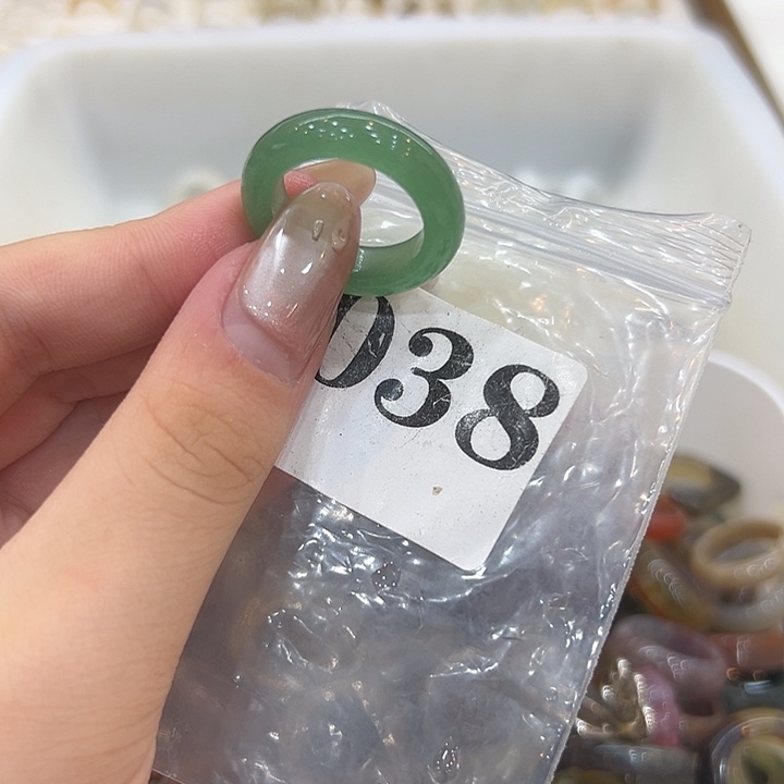 合金戒指玛瑙/玉髓38港17