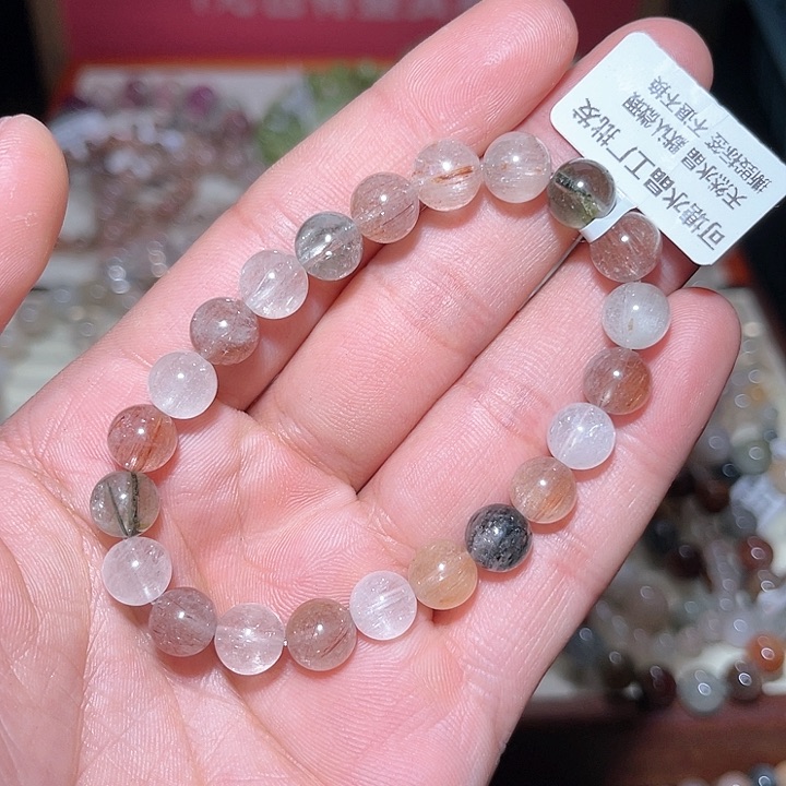 水晶手链未镶嵌117号多样性发一  8+