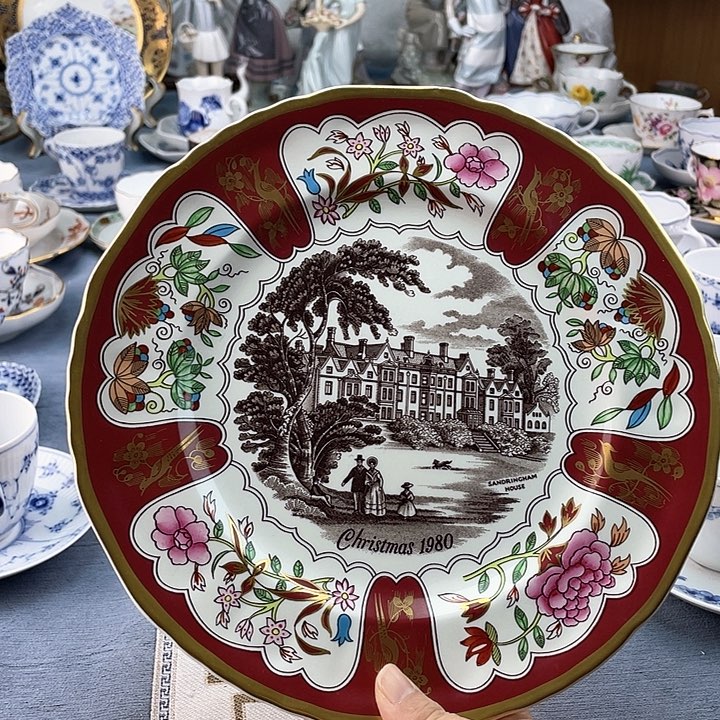 中古欧瓷瓷器小房子