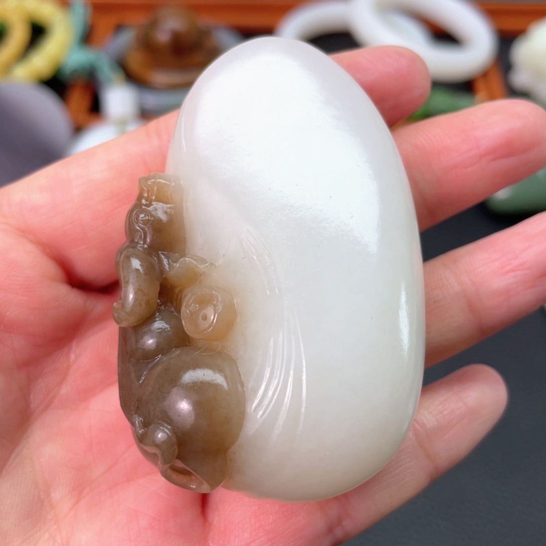 和田玉把件未镶嵌